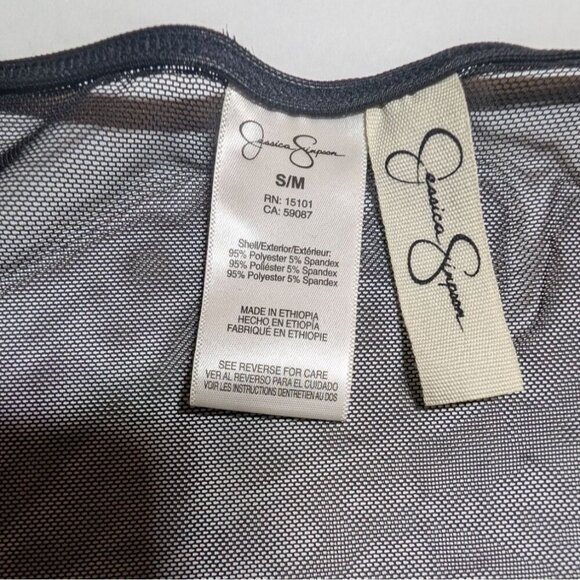 Jessica Simpson Textured One Piece Swimsuit & Cover-Up Belted Womens Small - Picture 15 of 16